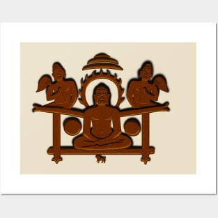 Lord Mahavira jainism Posters and Art